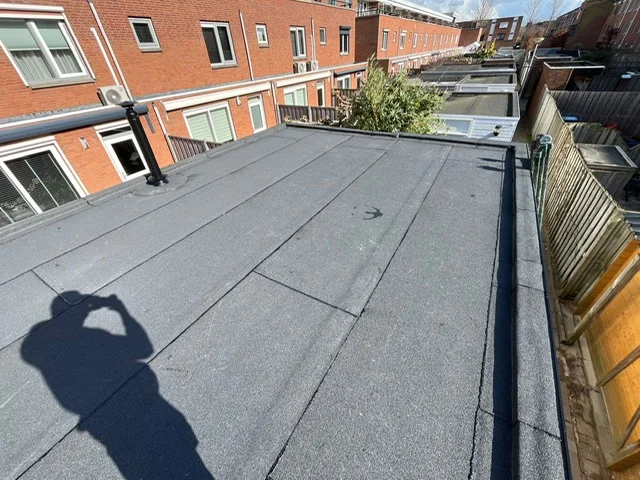 Plat dak resultaat Zingum toplaag